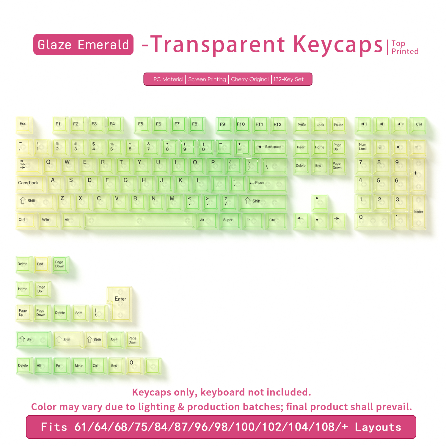 T-YC Glazed Emerald Front-Printed