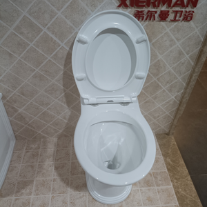 Nouvelle toilette murale en céramique avec chasse d'eau à jet direct, économie d'eau, avec siège de toilette pour le marché britannique - Product Image 5