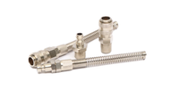 Ensemble de raccords de tuyau d'air de type 21 Mini Rectus OEM, laiton et acier inoxydable 304, 500 psi, connexion rapide industrielle, haut débit, durable pour les outils et les machines