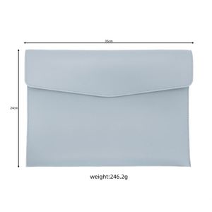 CustomPU Leather Promotional Envelope Document Holder <b>A4</b> File <b>Folder</b> Organizer Waterproof Portfolio Laptop Sleeve Business Gifts - Product Image 6