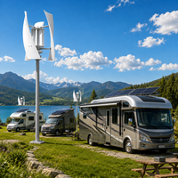 Générateur éolien à axe vertical pour camping-car, 300W 12V 24V, faible vitesse du vent, pour l'éclairage et les petits appareils électroménagers