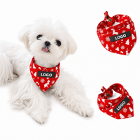 Bandana pour chien pour petits et moyens chiens, usage quotidien, accessoire photo, cadeau de fête, foulard de promenade, accessoire de mode pour animaux de compagnie pour Noël et les fêtes