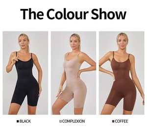 En gros Body sculptant pour femme, sans couture, taille haute, effet ventre plat, extensible - Product Image 5