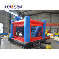 Maison de rebond extérieure Spiderman de haute qualité avec toboggan Maisons de rebond sèches gonflables commerciales à vendre pour enfants et adultes