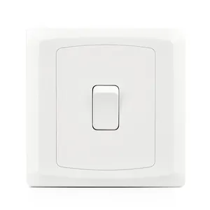 China high grade electrical 1 gang 1 way 2 way 10A wall home switch