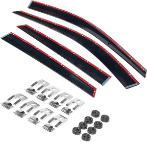 YCSUNZ Deflectores de ventana Hoja acrílica Visor de puerta Escudo de lluvia Negro para <span class=keywords><strong>Mazda</strong></span> CX5 <span class=keywords><strong>2018</strong></span> 2019 <span class=keywords><strong>Accesorios</strong></span> - Product Image 5