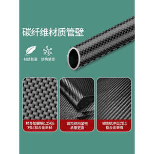 ไม้เท้าสำหรับผู้สูงอายุ คาร์บอนอัลลอยด์ แบบยืดหดได้ กันลื่น น้ำหนักเบา ไม้เท้าช่วยพยุงสำหรับผู้สูงอายุ - Product Image 4