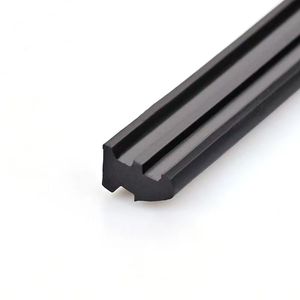 Guarnizioni in EPDM e Profili in Alluminio a U/H, Strisce Impermeabili per Pareti Vetrate e Vetri di Finestre, Guarnizioni in Gomma per Vetrate - Product Image 2