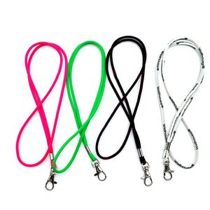 <b>Custom</b> Folk Art Tear Resistant Promotional Lanyards with Removable Snap <b>Keychain</b> Holder Woven Polyester - Product Image 2