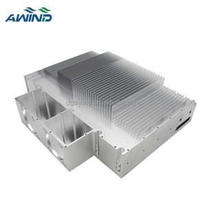 Contenitore in <span class=keywords><strong>Alluminio</strong></span> Anodizzato Lavorato con Dissipatore di Calore Passivo per Progetti Inverter - Product Image 4