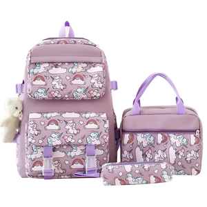 Sac à dos scolaire pour étudiant, ensemble de sacs à dos scolaires, porte-documents, sacs à dos scolaires de haute qualité - Product Image 2