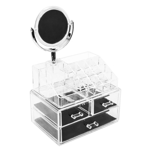 Nouveau design <span class=keywords><strong>mac</strong></span> maquillage stockage avec miroir populaire vente avec BSCI - Product Image 1