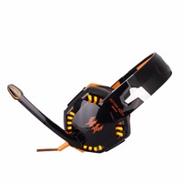 Casque de jeu professionnel de haute qualité, casque filaire avec LED et micro