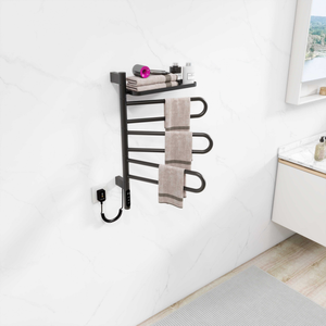 Sèche-serviettes chauffant rotatif à 360 degrés en acier inoxydable, vente directe d'usine - Product Image 3