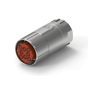 Connector Cable-to-Cable Screw <b>Terminals</b> Shell Size 40 Power Signal Zinc Alloy PBT GF 3000 Ohms Impedance CSTA264NN00250001000 - Product Image 2