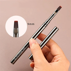 Pinceles para decoración de uñas ultrafinos Mango de metal con forma de cabello ovalado y delineador de cabello Los mejores cepillos Striper para uñas pegadas cerca de mí - Product Image 6