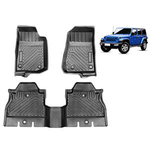 Adecuado para jeep Wrangler JK JL Alfombrillas automotrices Wrangler Sahara <span class=keywords><strong>Rubicon</strong></span> TPE Alfombrilla - Product Image 1