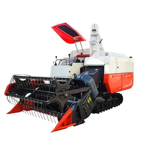 Chalion 4LZ-6.0 Rubber Track Rice Harvester Machine Large 4LZ-6.0 Full Feed Combine Harvester Grain Harvester Price In Thailand