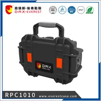 ราคาถูก IP67พลาสติกทหารกรณีกันน้ำที่มีการจัดการ RPC1010กับ252*173*101มิลลิเมตรกล้องกรณีด้วยโฟม