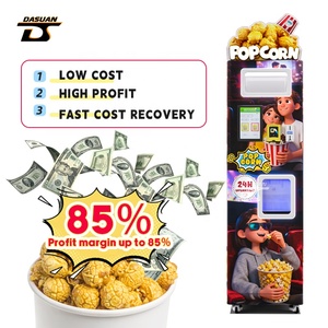 Tự động 2 flavoured hoàn toàn bỏng ngô Máy bán hàng tự động đồng xu-hoạt động có hương vị bỏng ngô Maker cho Movie theatres & trung tâm mua sắm - Product Image 6