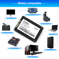 SSD SATA Usato all'Ingrosso 2.5'' 128GB, Unità a Stato Solido Interna con Crittografia per Laptop/PC, Capacità SSD 256GB