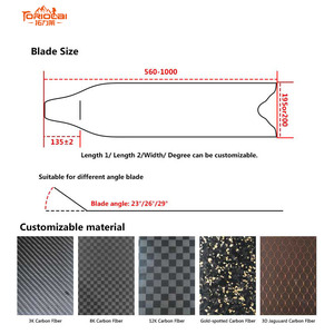 Aletas Largas de Fibra de Carbono 12K de Alta Calidad <span class=keywords><strong>TLL</strong></span> para Buceo Libre y Buceo con Aletas Largas - Product Image 2