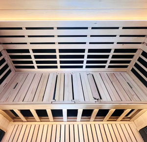 Far Infrared Red Cedar Solid Wood Shower Sauna <strong>Room</strong> with Multi-function <strong>Massage</strong> and Music Modern Villa Design - Product Image 6