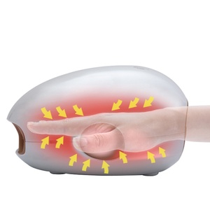 <b>Split</b> Finger Carpal Tunnel Relief Cordless Air Compression Finger Massage Hand Massage <b>Machine</b> Electric Hand Massager with Heat - Product Image 4