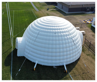 Dôme Gonflable avec Souffleur, Dôme Gonflable pour Événements, Abri Gonflable à Air Constant pour Expositions, Fêtes, Camping