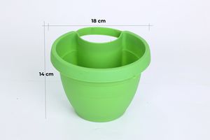 Maceta Colgante de PP para Balcón, Barandilla, Jardinera Decorativa para Exteriores, Cesta de Plantación Resistente, Venta Directa de Fábrica - Product Image 6