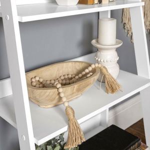 Estantería infantil <span class=keywords><strong>Montessori</strong></span> económica para el hogar, librero de madera <span class=keywords><strong>blanca</strong></span> con escalera, estantería de pared para libros para habitación infantil - Product Image 3