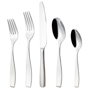 ชุดมีด้ามจับแบบด้านหนาทำจากสแตนเลสสตีลอุปกรณ์ทานอาหารสำหรับงานแต่งงานทำจาก18/10หัวขัดทรงสี่เหลี่ยม - Product Image 6