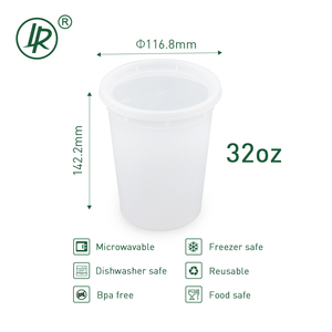 Lr đóng gói 32oz PP leakproof Deli container lò vi sóng an toàn thực phẩm dùng một lần Togo container súp cho nhà hàng - Product Image 5