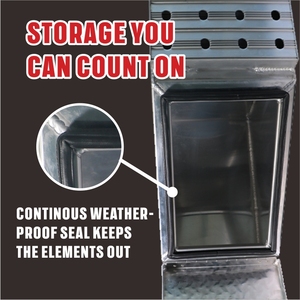 Nhiệm Vụ Nặng Nề Nhôm Kim Cương Tấm Nhôm Hộp Công Cụ Với Bước Xe Tải Bước Hộp Công Cụ Với Có Thể Khóa Cửa - Product Image 5