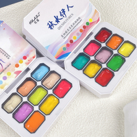 9 couleurs Pat peinture Gel vernis Palette ensemble Nail Art épais Pat Ombre Gel peinture utilisé pour dégradé ongles estampage motif