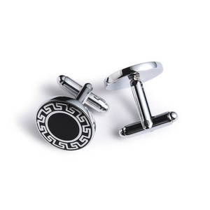 Promotion Gifts Make Custom <b>Cufflinks</b> Men Shirts Double Plating Silver <b>Cufflink</b> - Product Image 2