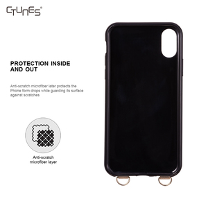 cuero cartera Flip caso de teléfono de cuero con hombro ranura para tarjeta monedero cubierta <span class=keywords><strong>del</strong></span> teléfono celular para Iphone - Product Image 5