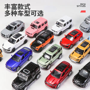 Véhicule tout-terrain SUV 1:43, voiture en alliage pour enfants, grand modèle de voiture pour garçons, ornements de voiture, vente en gros - Product Image 2