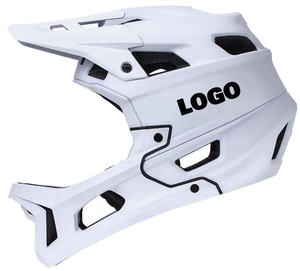Casco de bicicleta de cara completa personalizado para MTB Mountain Downhill Off-Road <span class=keywords><strong>BMX</strong></span> <span class=keywords><strong>Racing</strong></span> con visera extraíble - Product Image 1