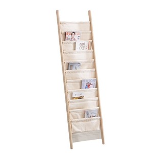 Magazine Rack Floor <b>Standing</b> Wood Minimalist Design For Home Office Use - Product Image 5