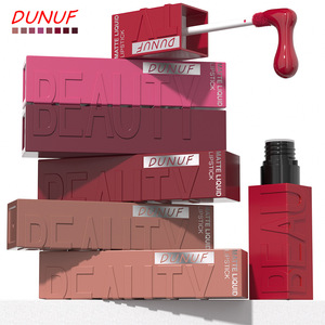 ลิปกลอสแบบแท่งสี่เหลี่ยม 8 สี ติดทนนาน กันน้ำ เหมาะสำหรับการแต่งหน้าริมฝีปากของผู้หญิง - Product Image 1