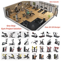 Équipement de Gymnastique Professionnel Complet, Machines de Fitness pour Projets Commerciaux, Ensemble d'Usine BFT Q235
