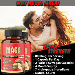 OEM <span class=keywords><strong>Maca</strong></span> Root Herbal Suplemento <span class=keywords><strong>Maca</strong></span> Plus Cápsulas com Ashwagandha 8050MG para Suplemento Energético - Product Image 5