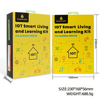 Keyestudio-Kit de aprendizaje y vida inteligente con placa de mínimos para Arduino UNOR4 original