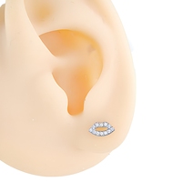 Terbaru hidung telinga Stud ASTM F136 Titanium mulut bibir internal berulir atas hidung cincin Labret anting tindik perhiasan grosir
