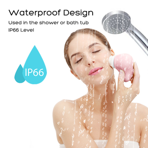 แปรงทำความสะอาดผิวหน้าไฟฟ้า5ใน1สำหรับขัดผิวทำความสะอาดรูขุมขนด้วยซิลิโคนแปรงทำความสะอาดผิวหน้า - Product Image 4