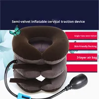 Dispositif de traction cervicale manuel gonflable en PVC semi-velours, source fabricant OEM, classe I, pour correction et étirement du cou