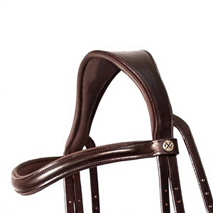 Professional High Quality Durable Full Size Outdoor <b>Equestrian</b> Leather Polo Style Adjustable Horse Bridle Customization Accepted - Product Image 2
