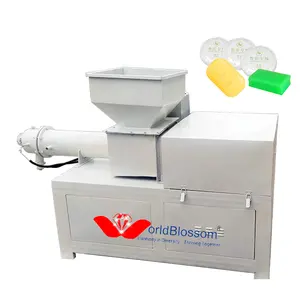 Good quality dry bar soap making extruder machine/hotel bath soap making machines integrated line