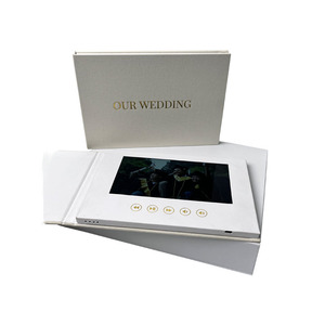 ปกแข็งกำหนดเอง7นิ้วโบรชัวร์วิดีโอจอแอลซีดีการ์ดอวยพรวิดีโออิเล็กทรอนิกส์มีพื้นที่สำหรับ<span class=keywords><strong>เทป</strong></span>คาสเซ็ต - Product Image 4